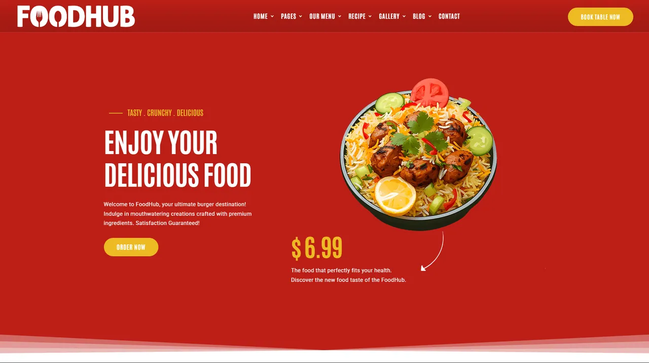 FoodHub - Restaurant & Food Platform (Demo)