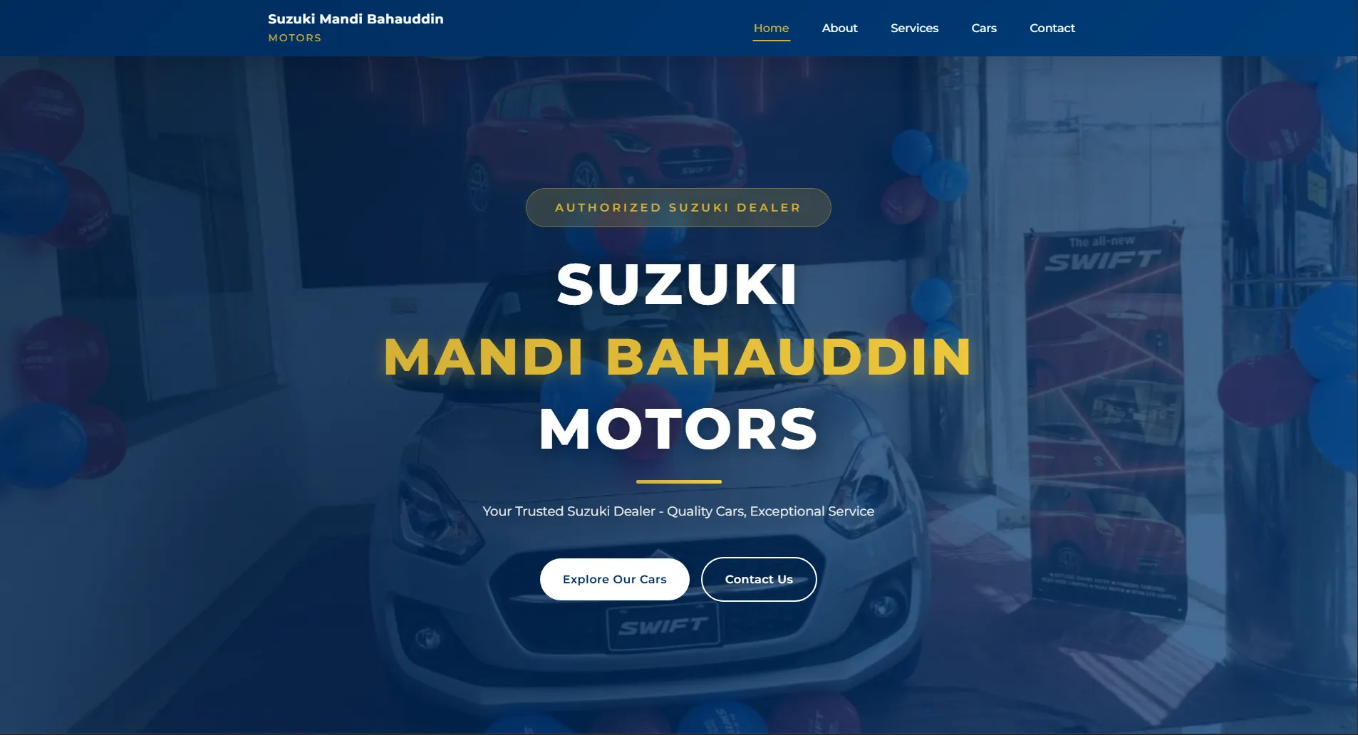 Lead-Generating Website for Suzuki Dealership