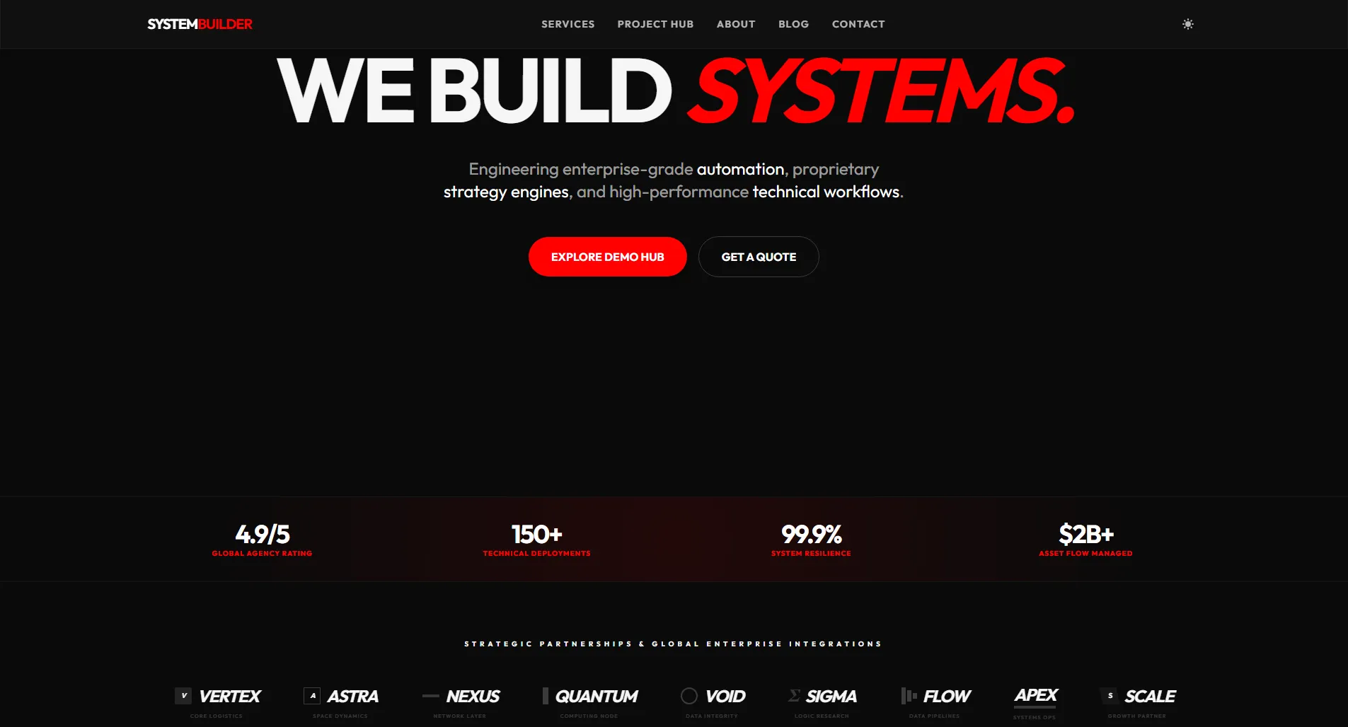 System Builder - Agency Platform